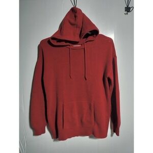 Liz Claiborne red sweater hoodie pull over VINTAGE Y2K Woman XL